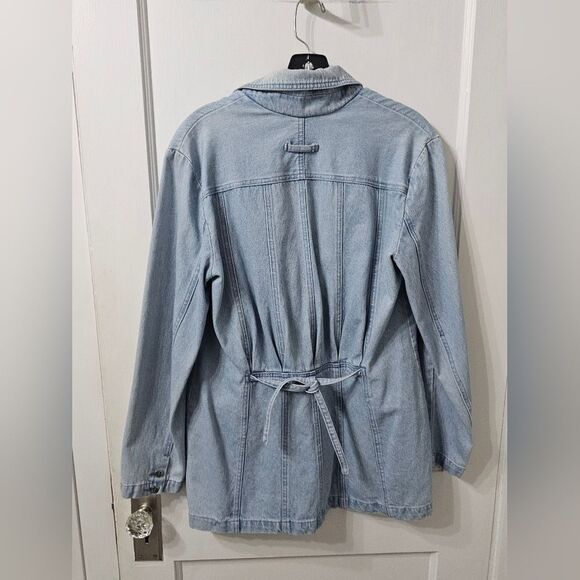 Vintage Together denim oversized blazer sz 10 - Picture 4 of 6